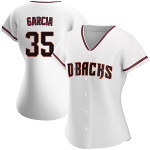 Women's Aramis Garcia Arizona Diamondbacks Authentic White Home Jersey