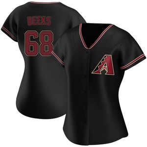 Women's Jalen Beeks Arizona Diamondbacks Replica Black Alternate Jersey